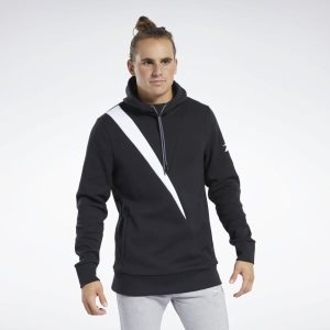 Reebok Archive Evolution Kapuzenpullover Herren - Schwarz - DE 123-ZXA